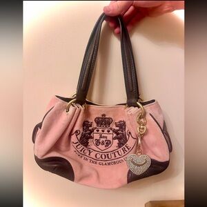 Vintage Juicy Couture bag Pink baby fluffy Scottie dogs